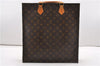 Authentic Louis Vuitton Monogram Sac Plat Hand Tote Bag M51140 LV 8849F