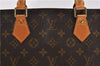 Authentic Louis Vuitton Monogram Sac Plat Hand Tote Bag M51140 LV 8849F