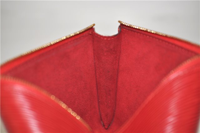 Authentic Louis Vuitton Epi Pochette Accessoires Pouch Red M52947 LV 8850D