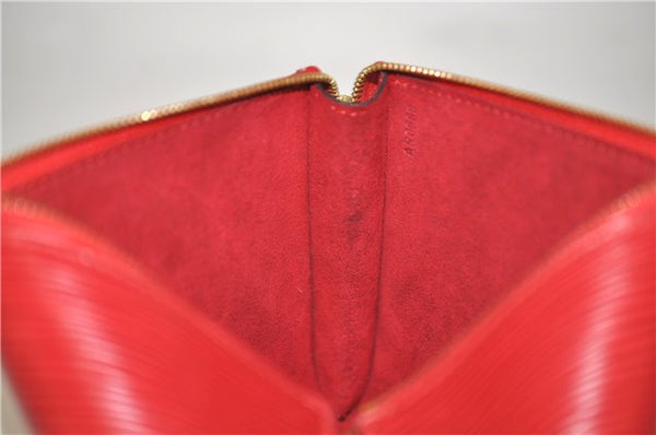 Authentic Louis Vuitton Epi Pochette Accessoires Pouch Red M52947 LV 8850D