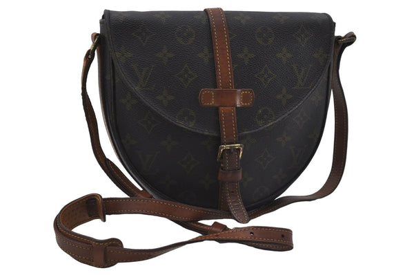 Auth Louis Vuitton Monogram Chantilly MM Shoulder Cross Body Bag M51233 LV 8851D