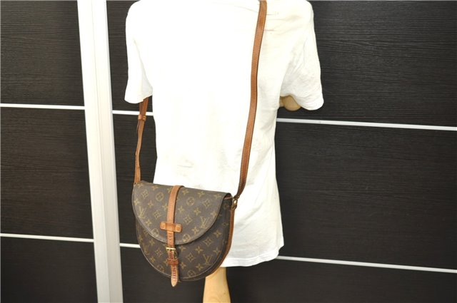 Auth Louis Vuitton Monogram Chantilly MM Shoulder Cross Body Bag M51233 LV 8851D