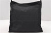 Authentic FENDI Zucca Shoulder Bag Purse Nylon Leather Black 8853C