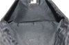 Authentic FENDI Zucca Shoulder Bag Purse Nylon Leather Black 8853C