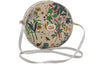 Authentic GUCCI Flora Shoulder Cross Body Bag Canvas Leather Ivory White 8853D