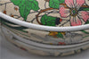 Authentic GUCCI Flora Shoulder Cross Body Bag Canvas Leather Ivory White 8853D
