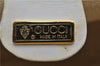 Authentic GUCCI Flora Shoulder Cross Body Bag Canvas Leather Ivory White 8853D