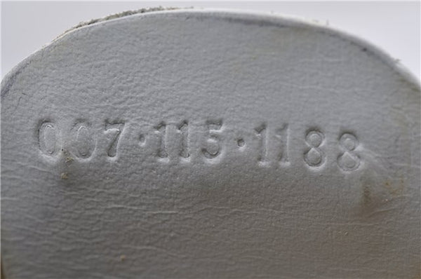 Authentic GUCCI Flora Shoulder Cross Body Bag Canvas Leather Ivory White 8853D