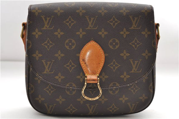 Auth Louis Vuitton Monogram Saint Cloud GM Shoulder Cross Bag M51242 LV 8854D