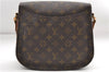 Auth Louis Vuitton Monogram Saint Cloud GM Shoulder Cross Bag M51242 LV 8854D