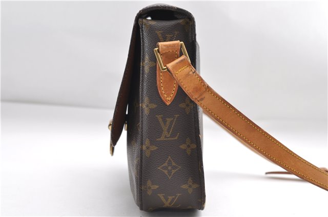 Auth Louis Vuitton Monogram Saint Cloud GM Shoulder Cross Bag M51242 LV 8854D