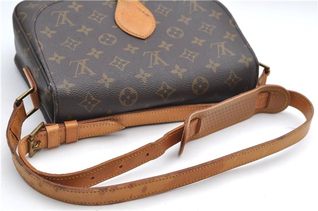 Auth Louis Vuitton Monogram Saint Cloud GM Shoulder Cross Bag M51242 LV 8854D
