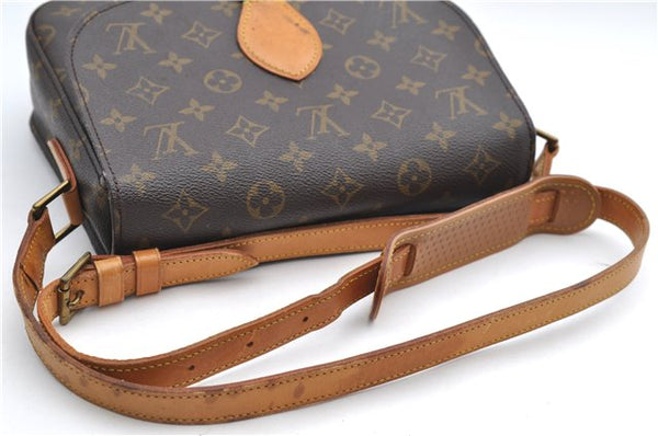 Auth Louis Vuitton Monogram Saint Cloud GM Shoulder Cross Bag M51242 LV 8854D