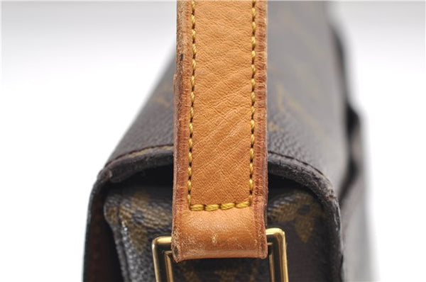 Auth Louis Vuitton Monogram Saint Cloud GM Shoulder Cross Bag M51242 LV 8854D