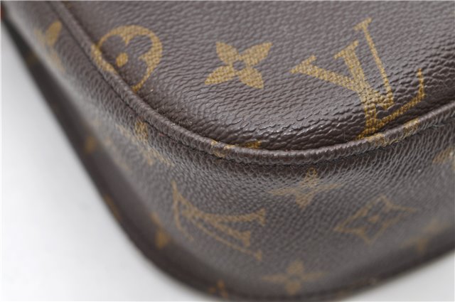 Auth Louis Vuitton Monogram Saint Cloud GM Shoulder Cross Bag M51242 LV 8854D