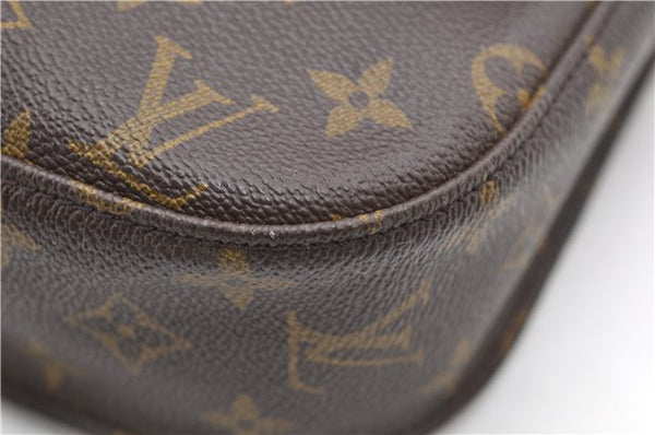 Auth Louis Vuitton Monogram Saint Cloud GM Shoulder Cross Bag M51242 LV 8854D