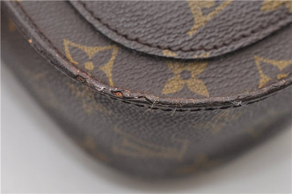 Auth Louis Vuitton Monogram Saint Cloud GM Shoulder Cross Bag M51242 LV 8854D