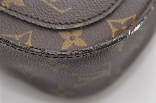 Auth Louis Vuitton Monogram Saint Cloud GM Shoulder Cross Bag M51242 LV 8854D