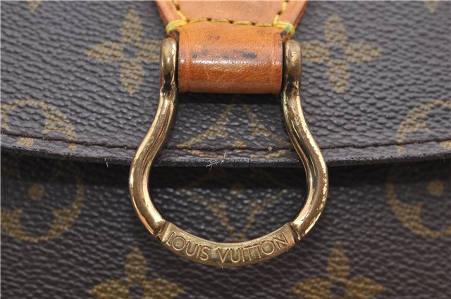 Auth Louis Vuitton Monogram Saint Cloud GM Shoulder Cross Bag M51242 LV 8854D