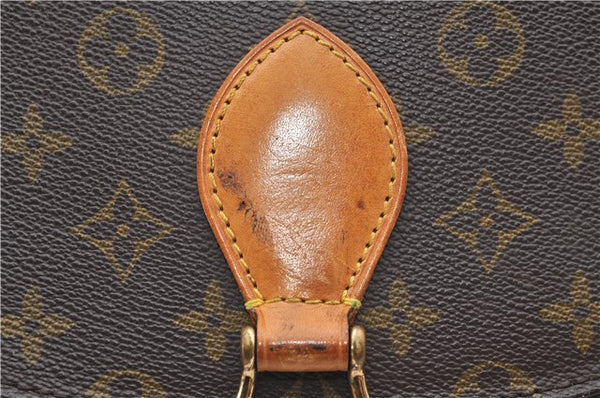 Auth Louis Vuitton Monogram Saint Cloud GM Shoulder Cross Bag M51242 LV 8854D