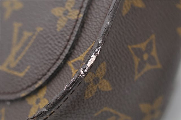 Auth Louis Vuitton Monogram Saint Cloud GM Shoulder Cross Bag M51242 LV 8854D