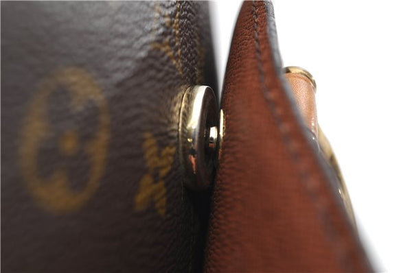 Auth Louis Vuitton Monogram Saint Cloud GM Shoulder Cross Bag M51242 LV 8854D