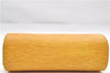Authentic Louis Vuitton Epi Dauphine Cosmetic Pouch Yellow M48449 LV Junk 8856D