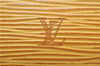 Authentic Louis Vuitton Epi Dauphine Cosmetic Pouch Yellow M48449 LV Junk 8856D