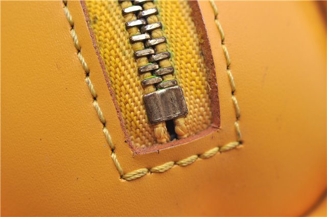 Authentic Louis Vuitton Epi Dauphine Cosmetic Pouch Yellow M48449 LV Junk 8856D