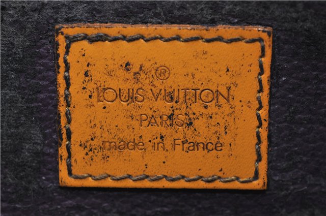 Authentic Louis Vuitton Epi Dauphine Cosmetic Pouch Yellow M48449 LV Junk 8856D