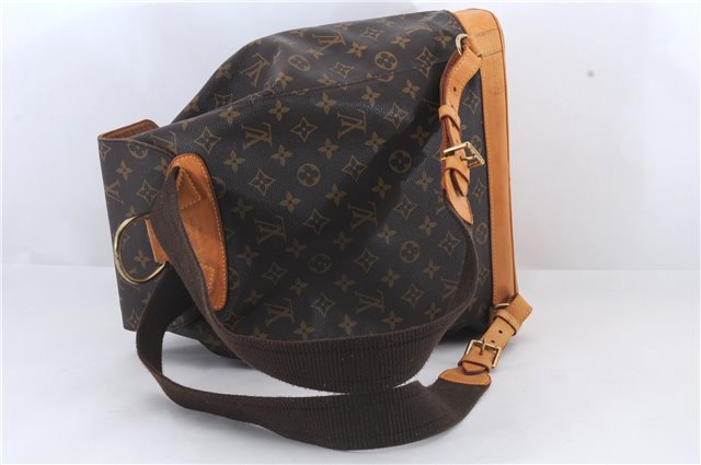 Authentic Louis Vuitton Monogram Montsouris GM Backpack M51135 LV 8858C