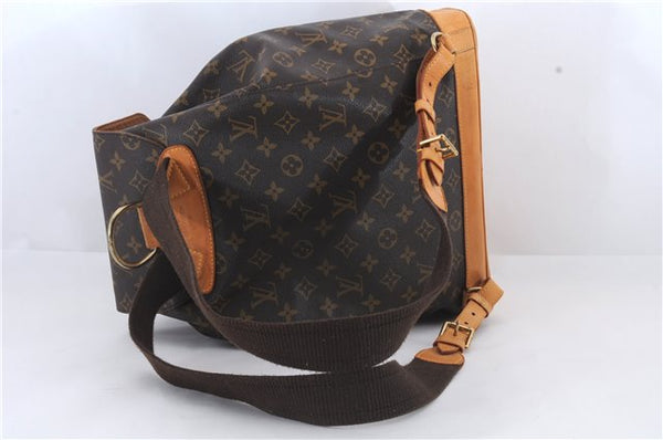 Authentic Louis Vuitton Monogram Montsouris GM Backpack M51135 LV 8858C