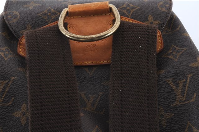 Authentic Louis Vuitton Monogram Montsouris GM Backpack M51135 LV 8858C