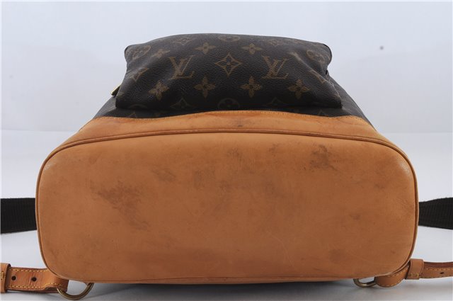 Authentic Louis Vuitton Monogram Montsouris GM Backpack M51135 LV 8858C