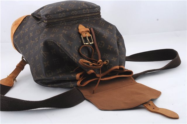 Authentic Louis Vuitton Monogram Montsouris GM Backpack M51135 LV 8858C