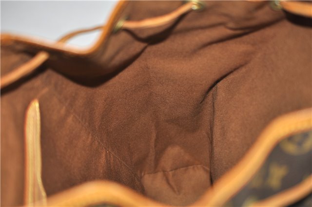 Authentic Louis Vuitton Monogram Montsouris GM Backpack M51135 LV 8858C