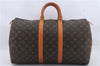 Authentic Louis Vuitton Monogram Keepall 45 Travel Boston Bag M41428 LV 8858D