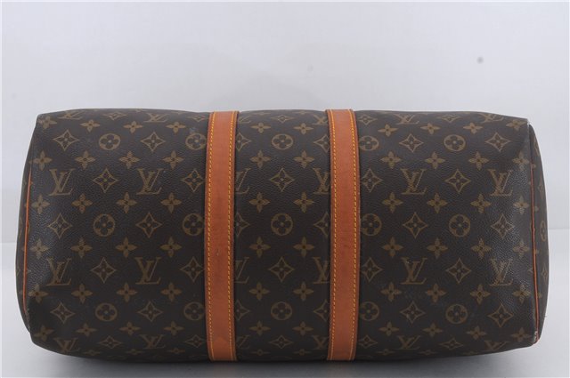 Authentic Louis Vuitton Monogram Keepall 45 Travel Boston Bag M41428 LV 8858D