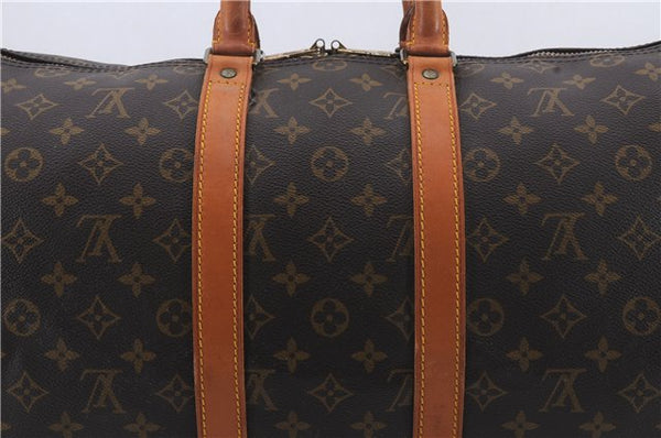 Authentic Louis Vuitton Monogram Keepall 45 Travel Boston Bag M41428 LV 8858D