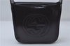 Authentic GUCCI Vintage Shoulder Hand Bag Purse Enamel Purple 8859D