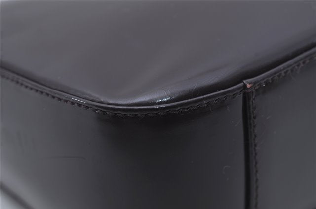 Authentic GUCCI Vintage Shoulder Hand Bag Purse Enamel Purple 8859D