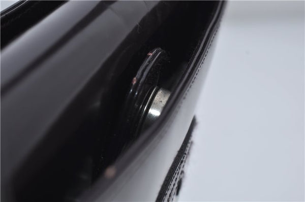 Authentic GUCCI Vintage Shoulder Hand Bag Purse Enamel Purple 8859D