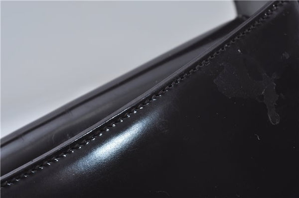 Authentic GUCCI Vintage Shoulder Hand Bag Purse Enamel Purple 8859D