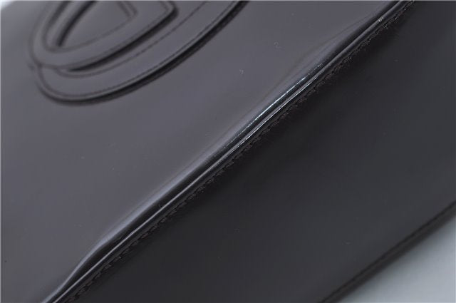 Authentic GUCCI Vintage Shoulder Hand Bag Purse Enamel Purple 8859D