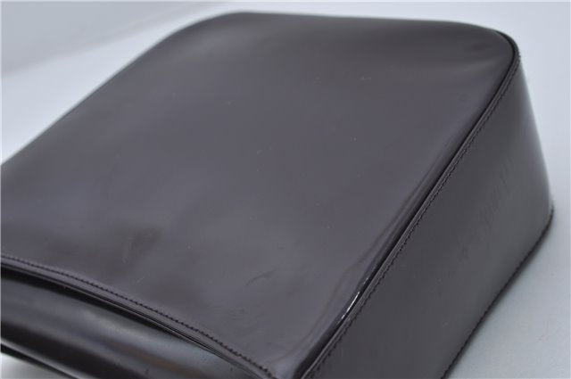 Authentic GUCCI Vintage Shoulder Hand Bag Purse Enamel Purple 8859D