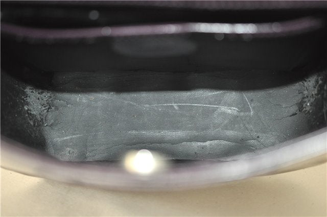 Authentic GUCCI Vintage Shoulder Hand Bag Purse Enamel Purple 8859D