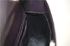 Authentic GUCCI Vintage Shoulder Hand Bag Purse Enamel Purple 8859D