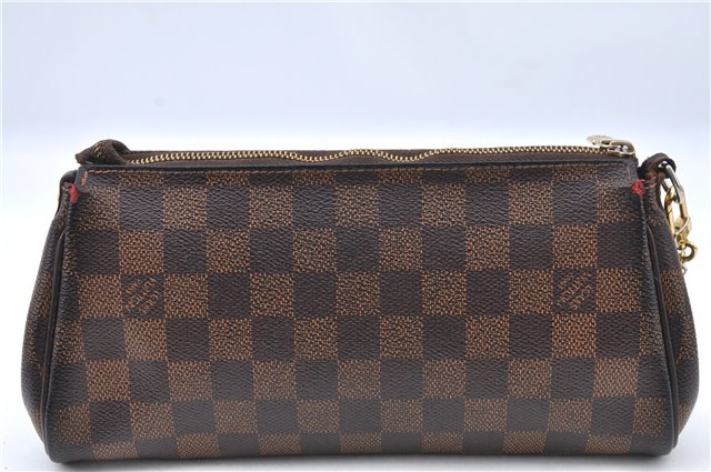 Authentic Louis Vuitton Damier Eva Accessories Pouch Hand Bag N55213 LV 8860B