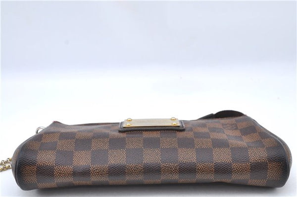 Authentic Louis Vuitton Damier Eva Accessories Pouch Hand Bag N55213 LV 8860B