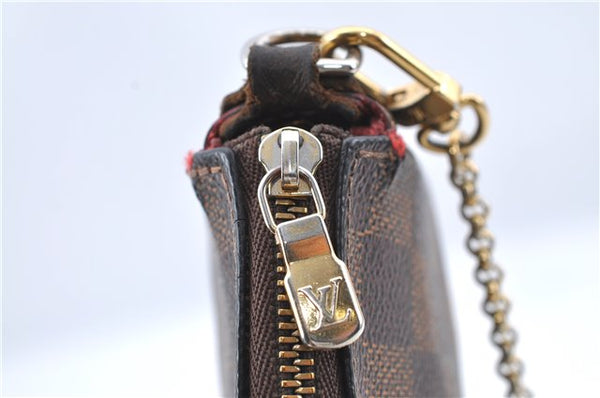 Authentic Louis Vuitton Damier Eva Accessories Pouch Hand Bag N55213 LV 8860B